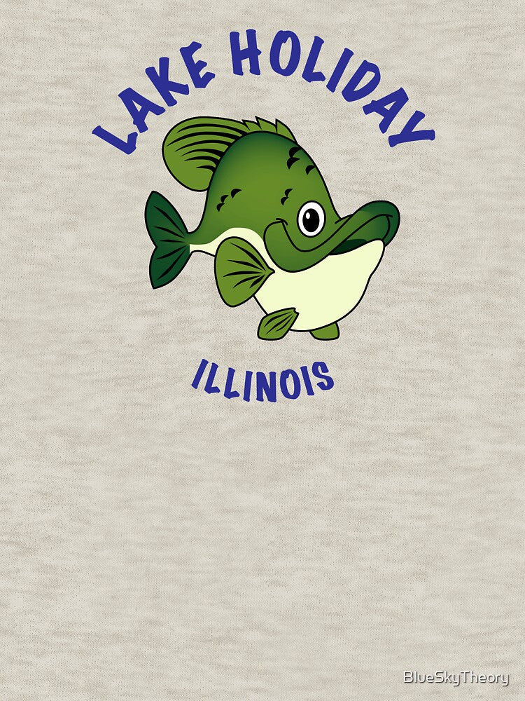Lake Holiday - Happy Crappie - Blue by BlueSkyTheory