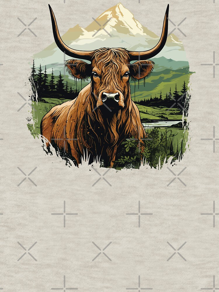 Irish Highland Cow by inspiredalike