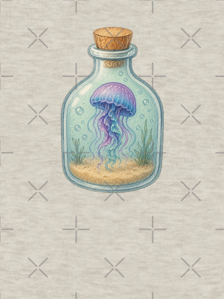 Tiny Jellyfish in a Bottle by MoonlitWhiskers