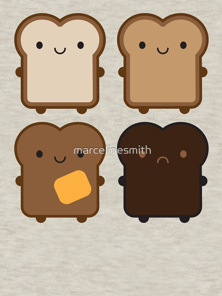 Kawaii Toast by marcelinesmith