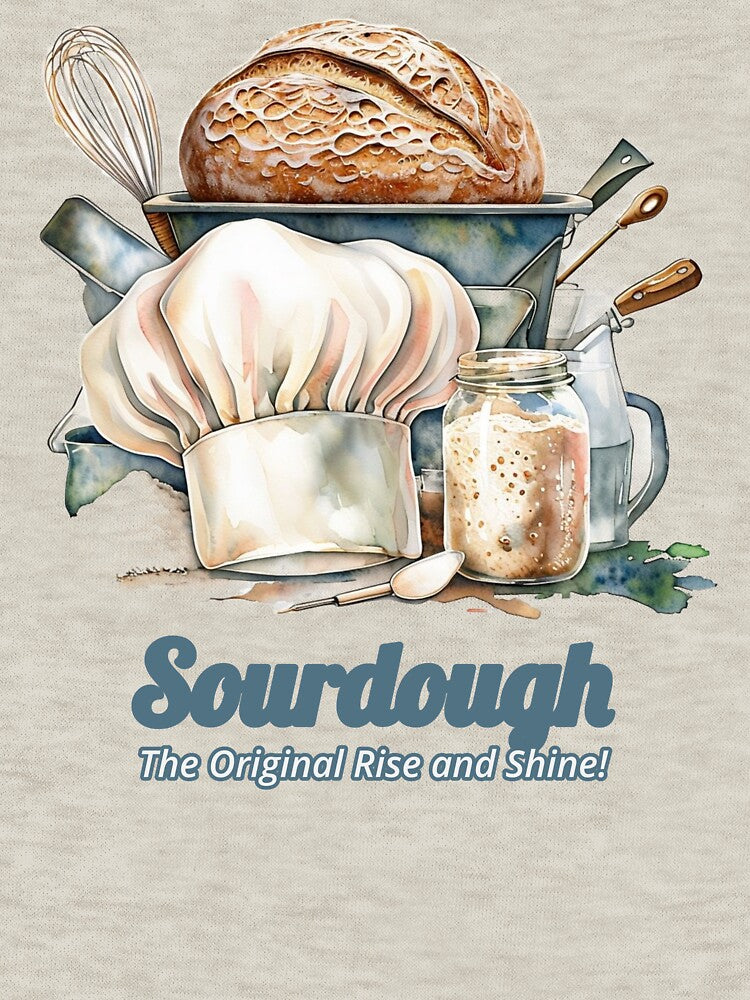 SOURDOUGH THE ORIGINAL RISE AND SHINE HOME BAKING BREAD STARTER KIT TOOLS by PureInkMerch