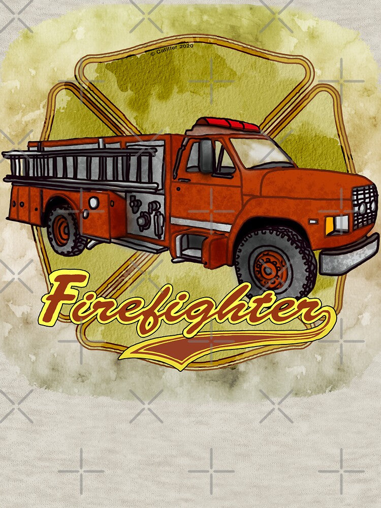 Maltese Firetruck Firefighter by artmuvz