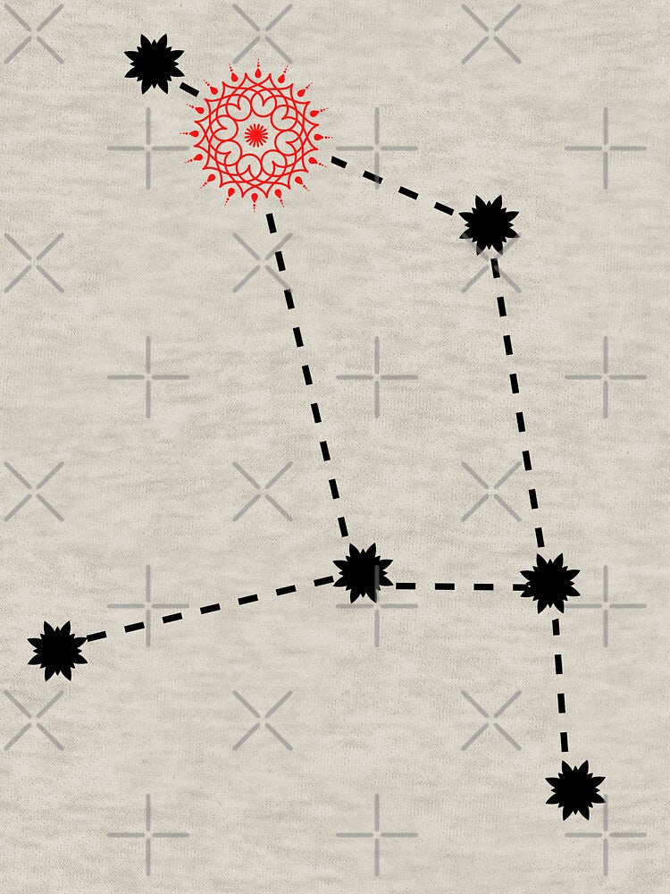 Hasta Nakshatra Hindu Vedic Sidereal Astrology Constellation by EndlessDoodles