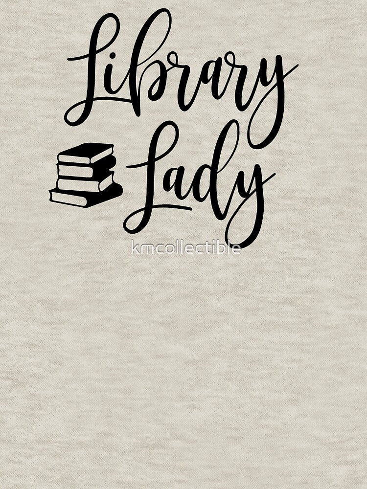 Funny Librarian Gift Library Lady by kmcollectible