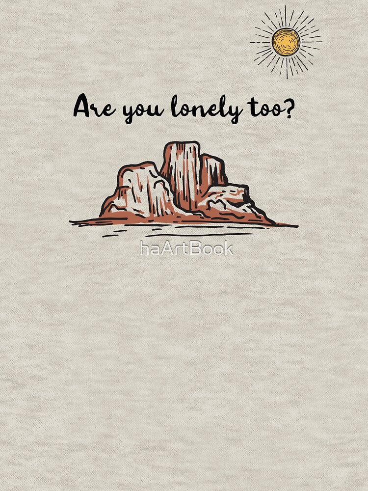 Lonely Desert Rock by haArtBook Unisex