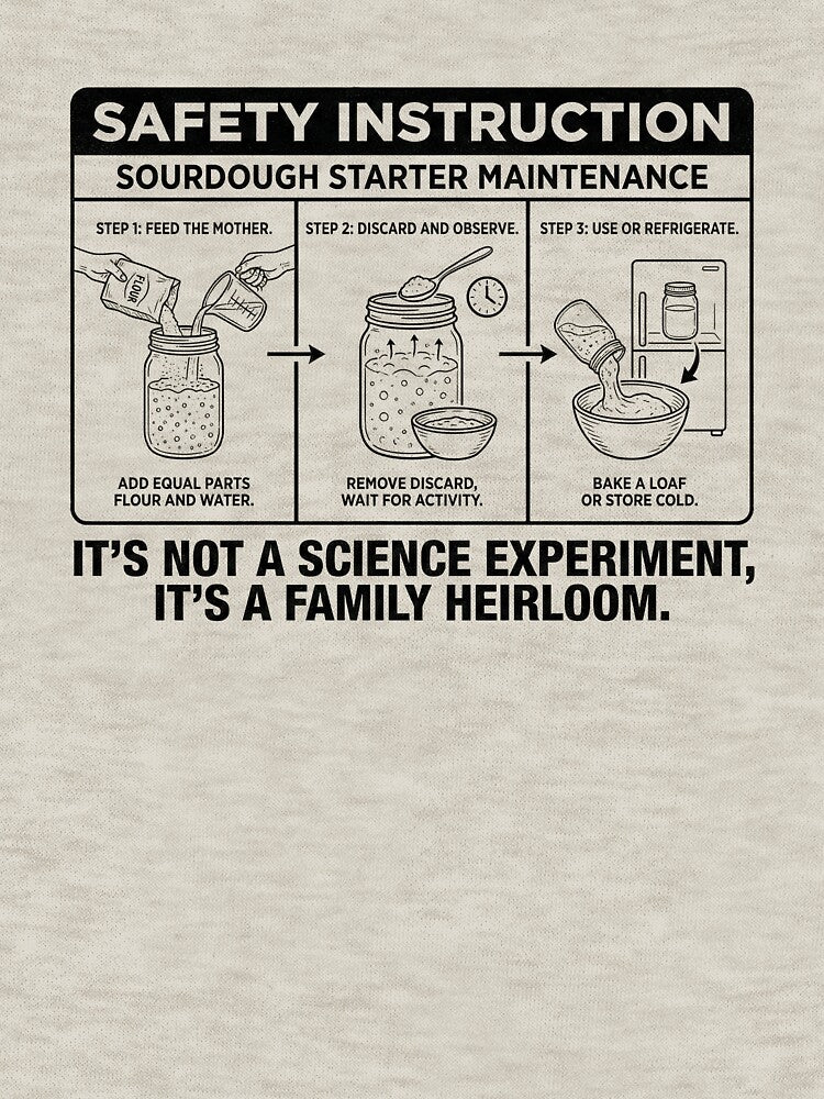 Sourdough Starter Safety Sign: The Family Heirloom Guide by Mr_Tee