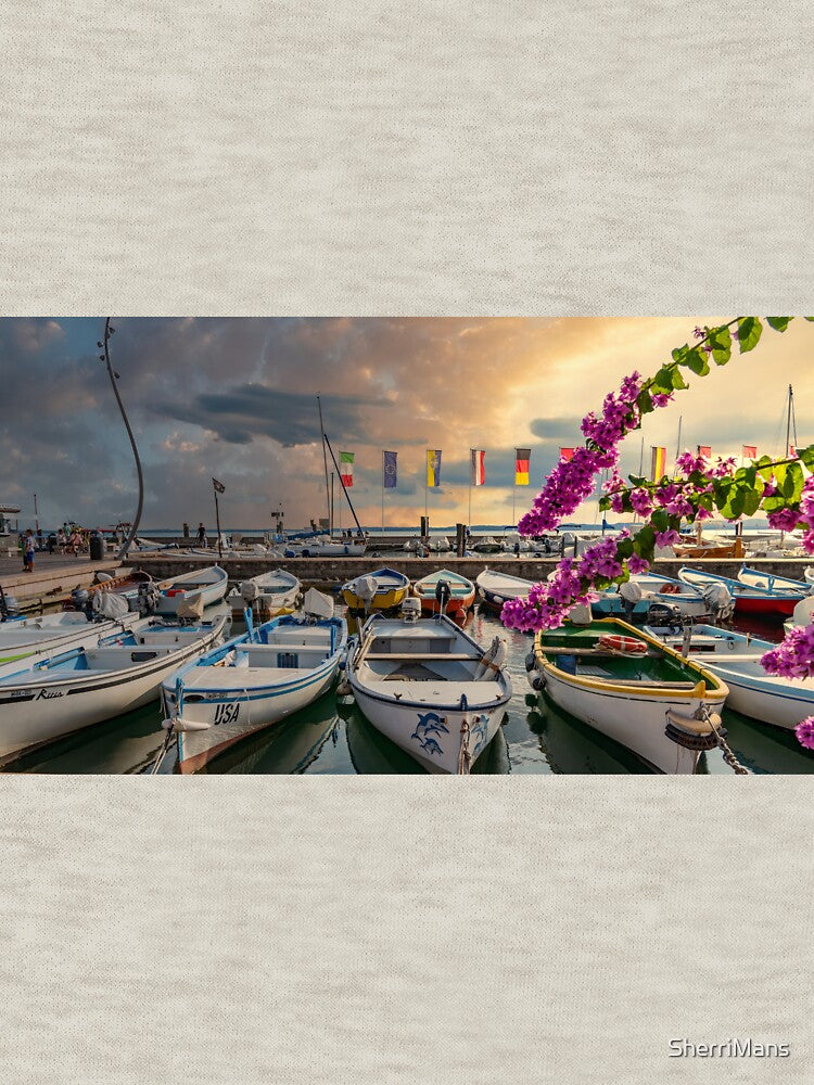 boats on the lake by SherriMans
