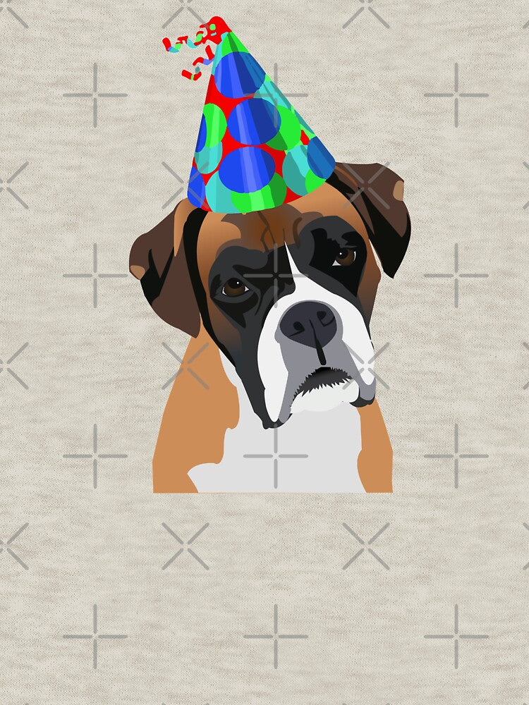 Birthday Boxer Dog by KCPetPortraits