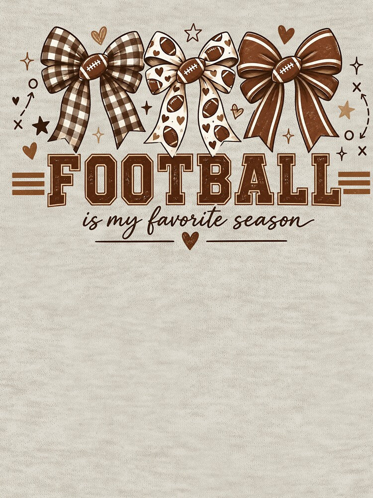 Football Is My Favorite Season, Football Mom Club, Coastal Fall Football, Leopard Dot and Gingham Bow, Game Day, Cute Football Mom Gift by Quiajia
