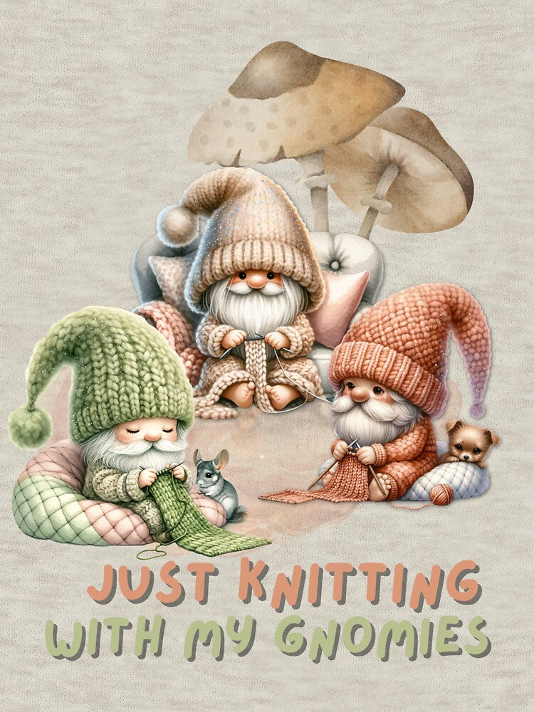 Yarn Friends are Best Friends, Knitting Gnomes by GetKnitPun