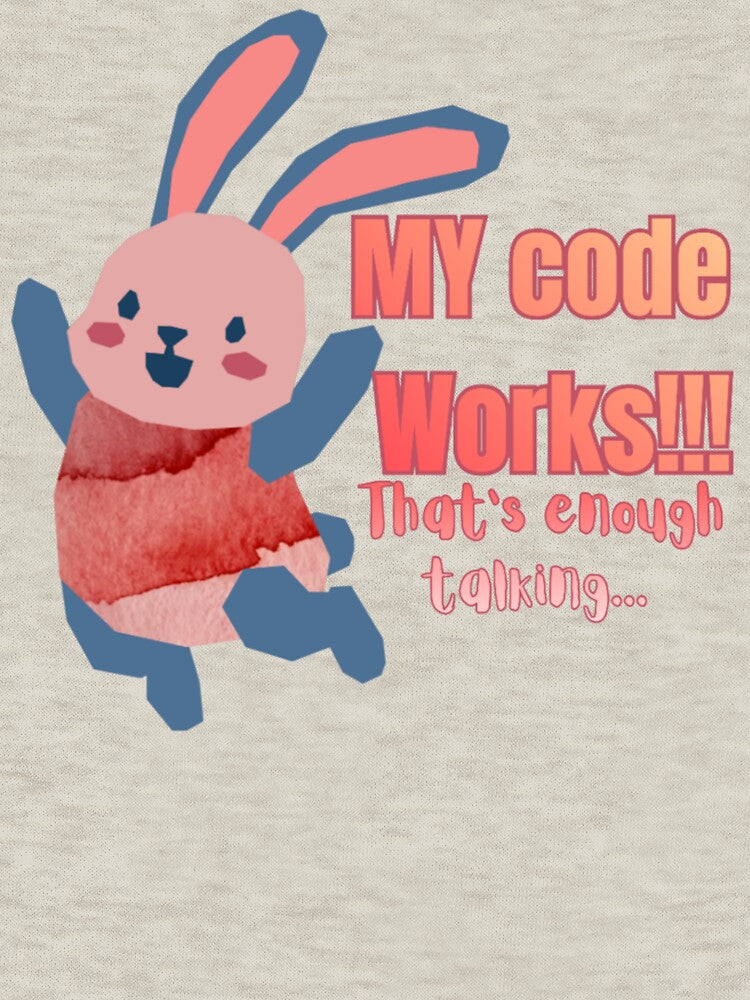 My Code Works Sticker Funny Programmer Sticker, Coding Humor Vinyl Sticker, Developer Laptop Sticker, Software Engineer Gift, Debugging Humor Sticker by Yesss-Mau