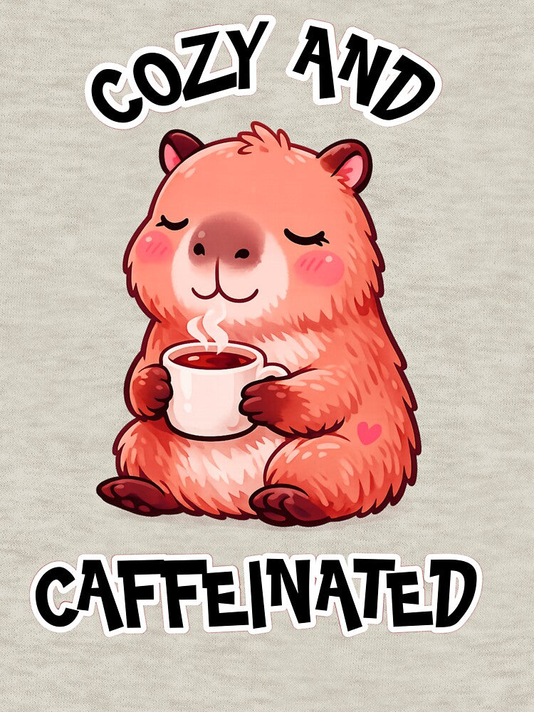 Cute Caffeinated Capybara Design by StyleBloomes