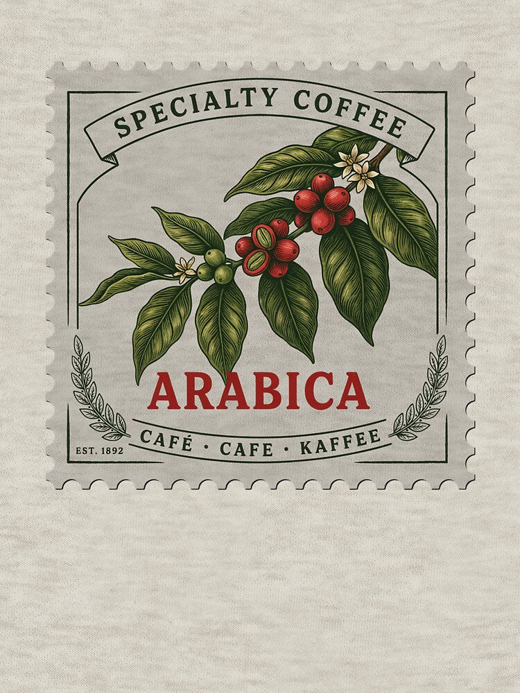 Arabica Coffee Plant Vintage Botanical Illustration – Specialty Coffee Cherries & Coffea Arabica by ArcticFoxStudio