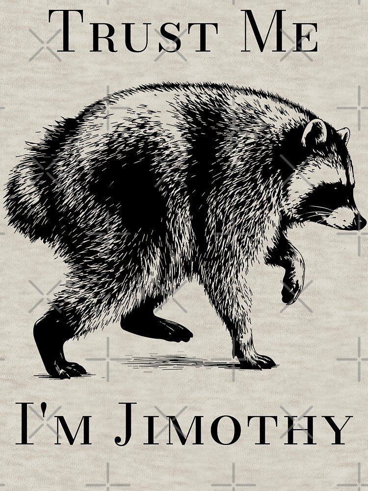 Internet Famous Jimothy Raccoon by merchxwear