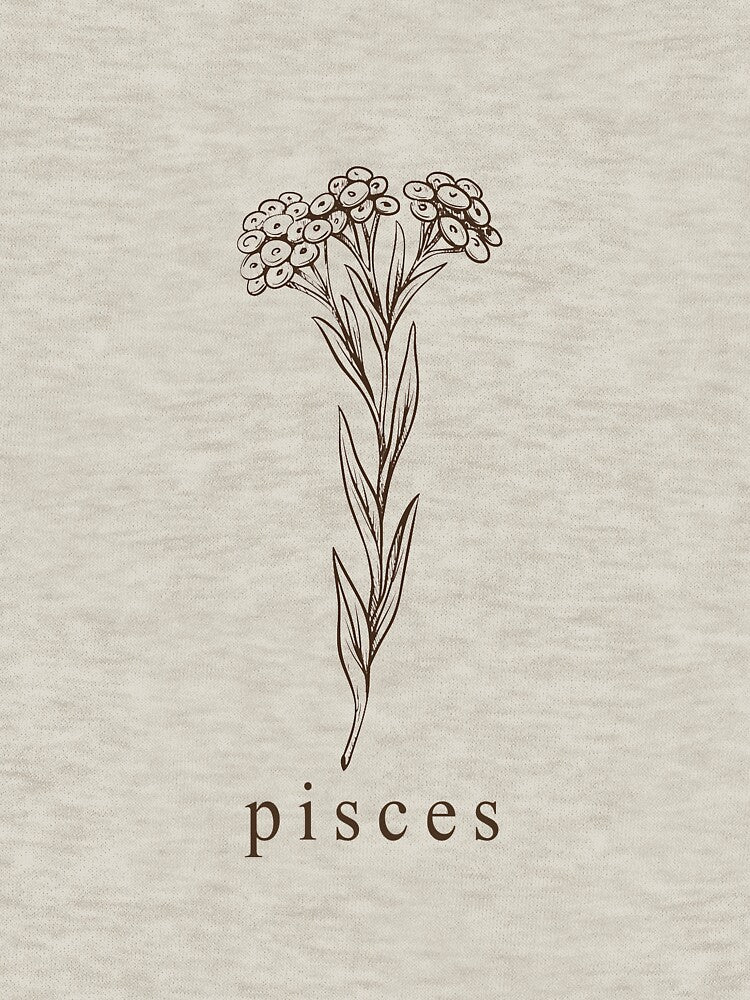 Pisces Botanical Zodiac by mandeegirl17
