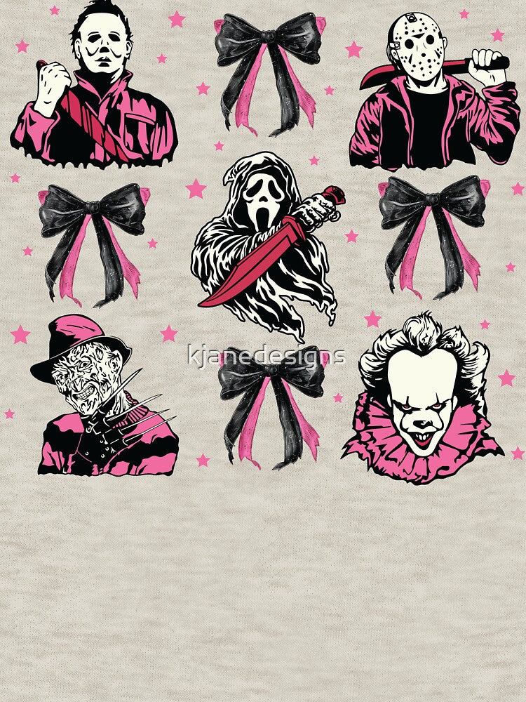 Halloween Killers Coquette Bow by kjanedesigns