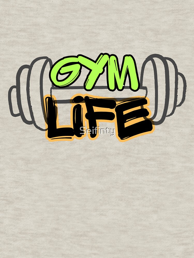 Gym Life Shirt Funny Fitness Workout Lover Tee by Seifinty