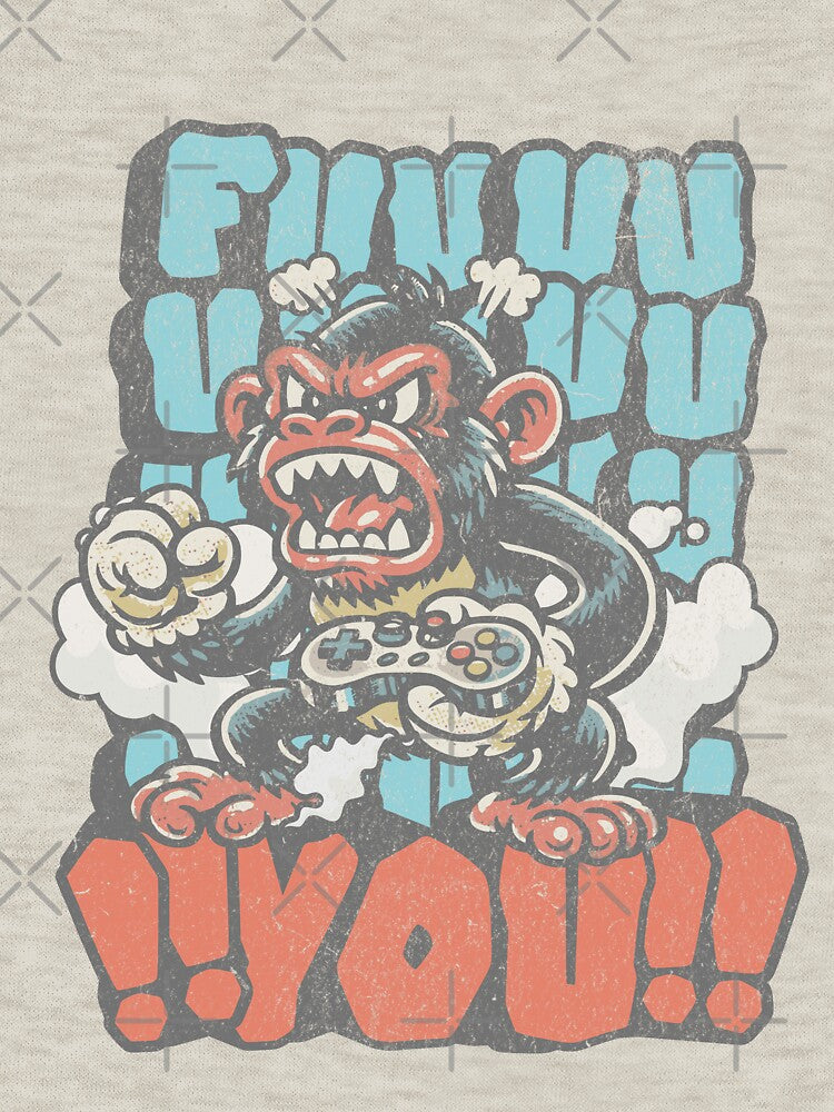 Fuuuu You – Angry Gamer Monkey Funny Gaming Rage by Proto Lab Studio