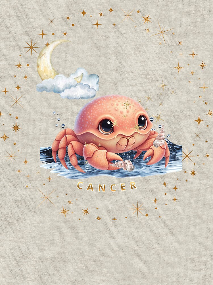 Cute Cancer Zodiac for Kids – Fun & Adorable Astrology Design by EnlightArt