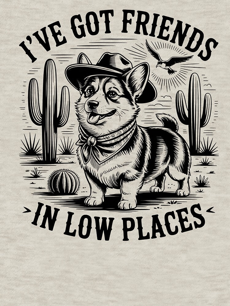 Cowboy Corgi “I’ve Got Friends in Low Places” Western Dog by lakshitha99