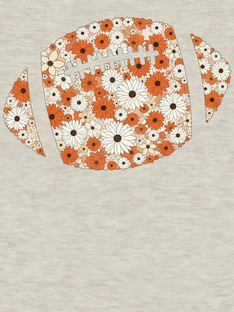 Floral Fall Football by DeafPigeonDesigns