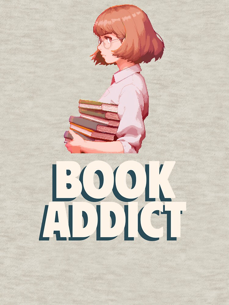 Book Addict avid reader by The Sporty Nerd