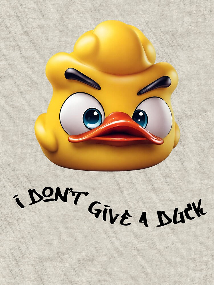 Cute Duck Cartoon ‘I Don’t Give A Duck’, Funny Duck Gifts For Adults by Cuteanimalgifts