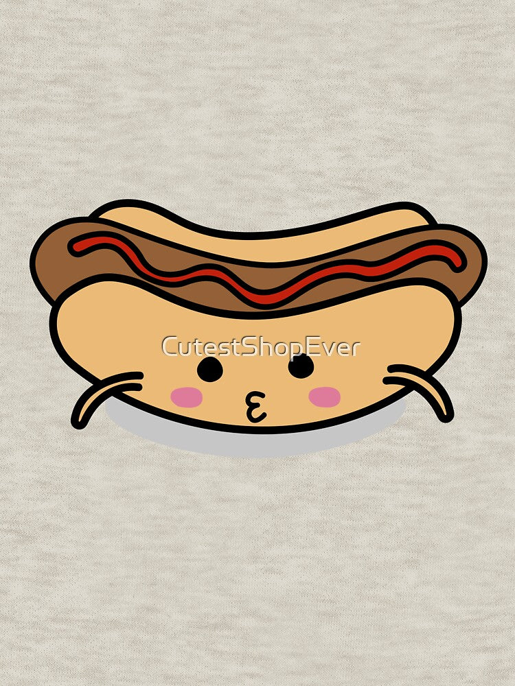 Funny Kawaii Hot Dog - Street Food Lover Gift Idea by CutestShopEver