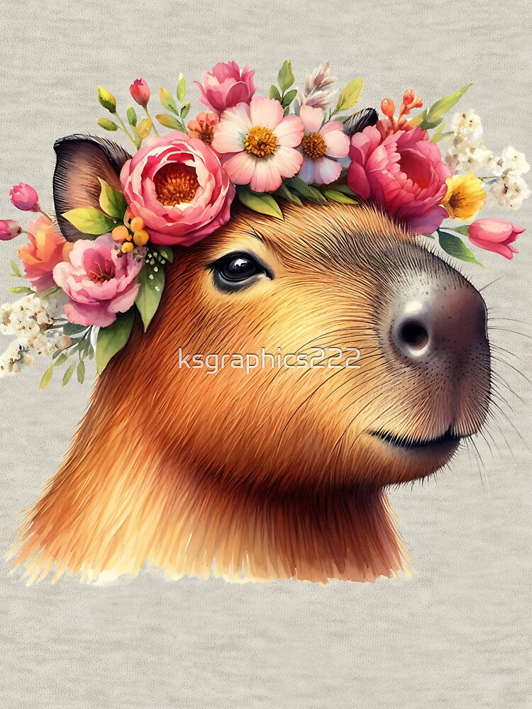 Capybara Art #72 | Capybara Lovers by ksgraphics222