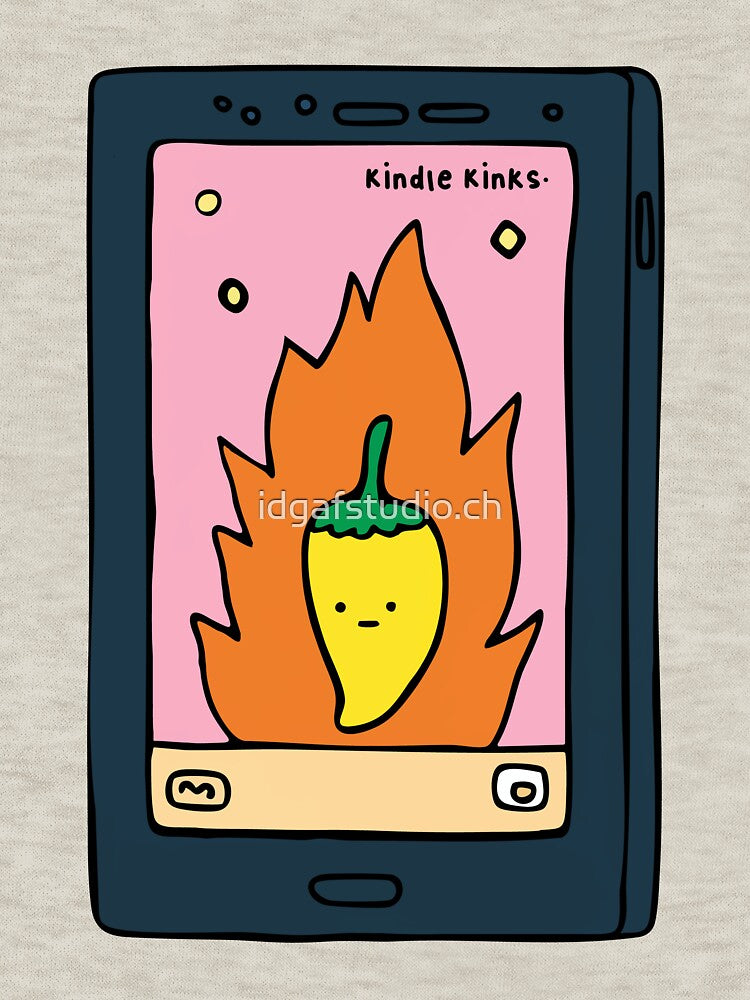 Spicy E-Reader | Hot Reads Design by idgafstudio.ch