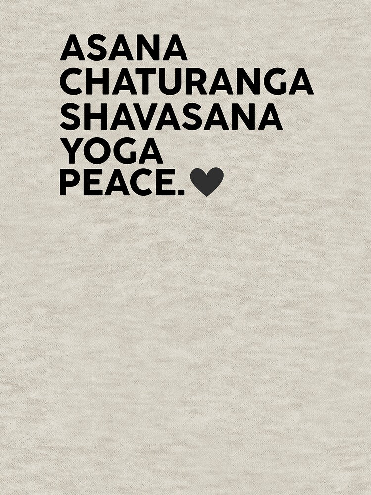 Cute Yoga Poses Typography Design – Yoga Lover Gift by shoporbitapparel
