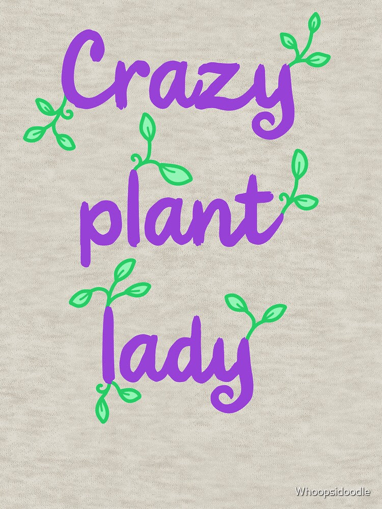 Crazy Plant Lady in Purple and Green by Whoopsidoodle