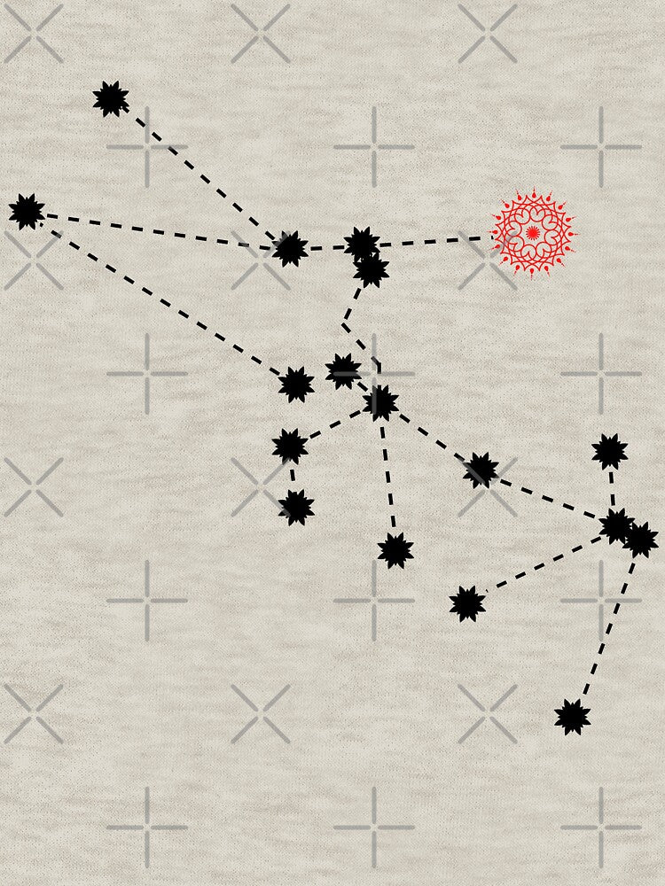 Krittika Nakshatra Hindu Vedic Sidereal Astrology Constellation by EndlessDoodles