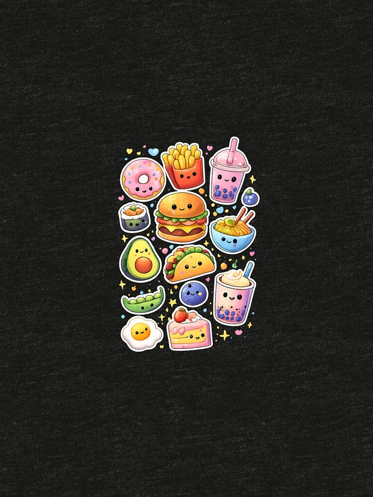 Cute Kawaii Food Characters – Adorable Food Sticker Pack Design by Fashion Empire