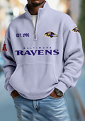 Ravens EST 1996 Half Zip Waffle Unisex