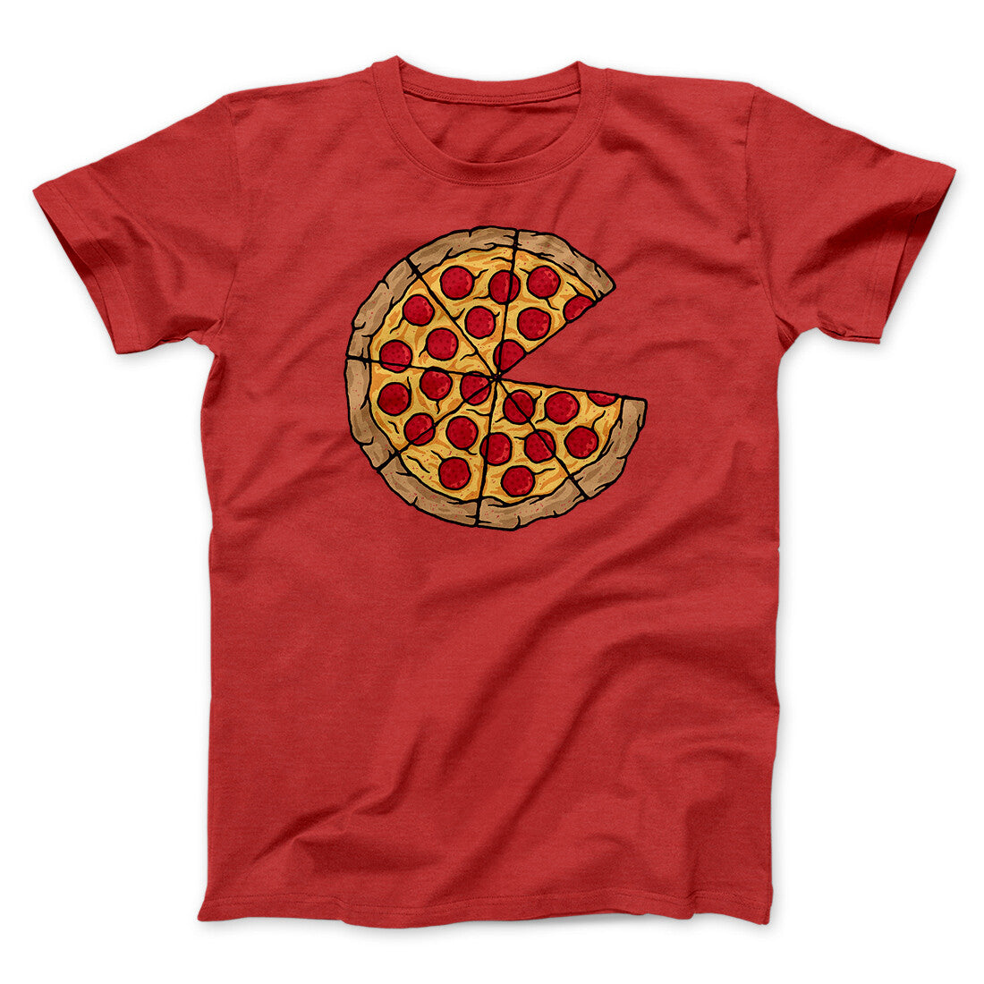 Pizza Slice Couple's Shirt Men/Unisex T-Shirt Style001 Hoodie, Sweatshirt | Teenookco.com (Image 4)