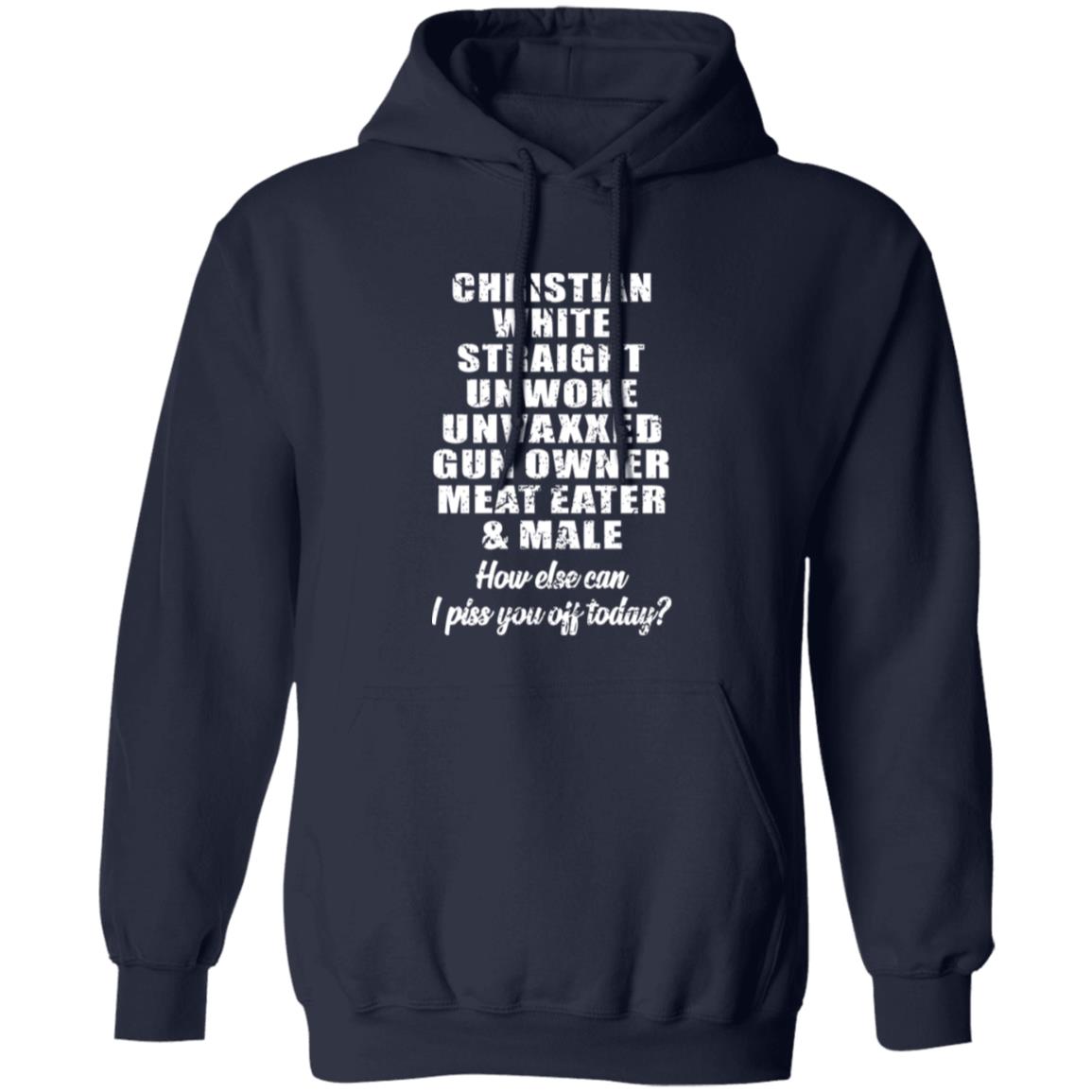 Christian White Straight Unwoke Unvaxxed Gun Owner Meat Eater Male Shirt