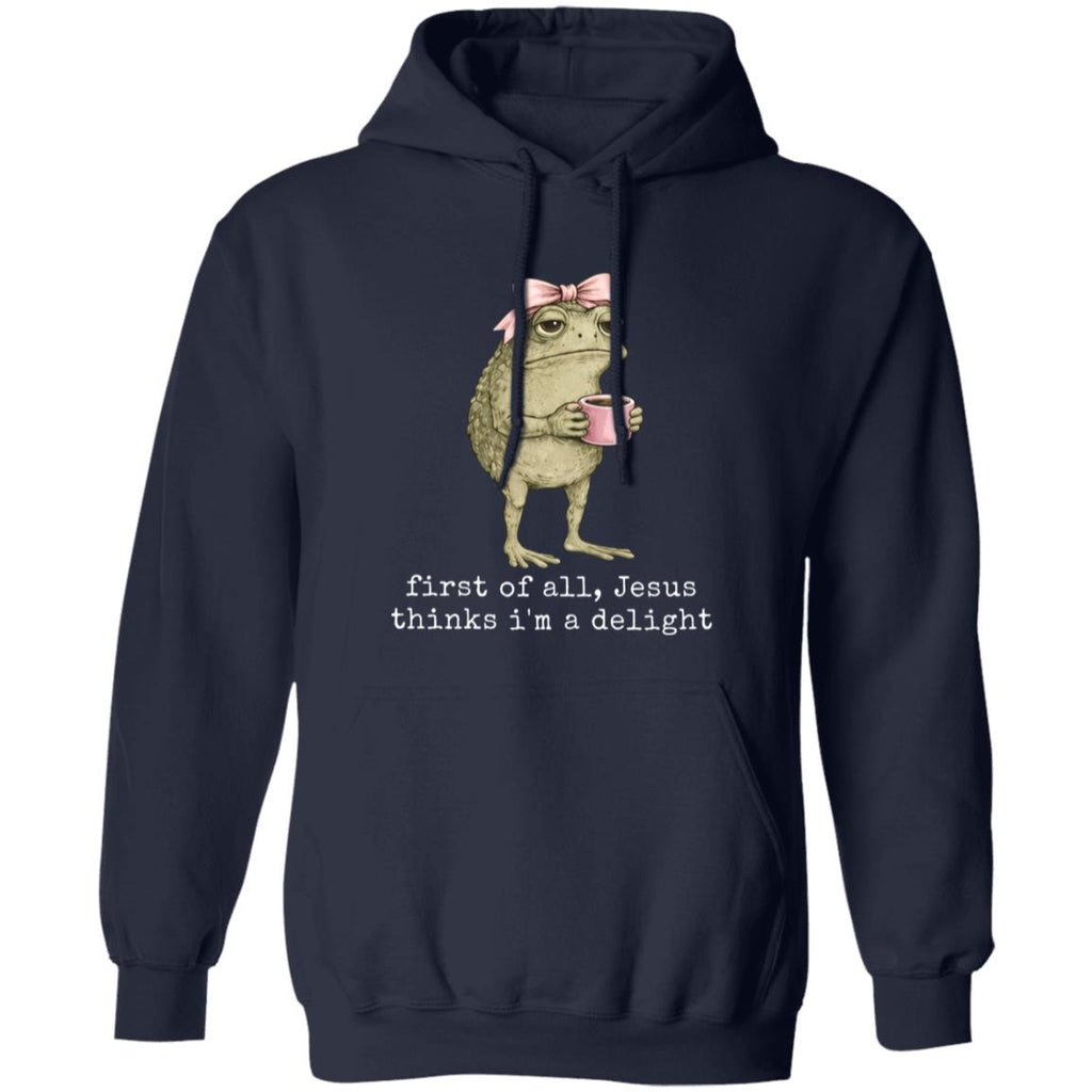 Christian Frog First Of All Jesus Thinks I’m A Delight Shirt