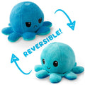 TeeTurtle Reversible Octopus Plushie (Blue + Light Blue) Unisex