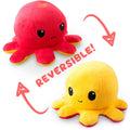 TeeTurtle Reversible Octopus Plushie (Red + Yellow) Unisex