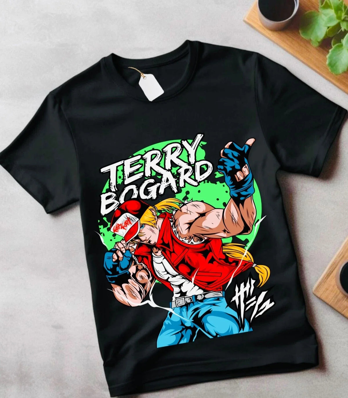 Terry Bogard Fatal Fury King Of Fighters Anime Funny Gift Shirt All Size Unisex