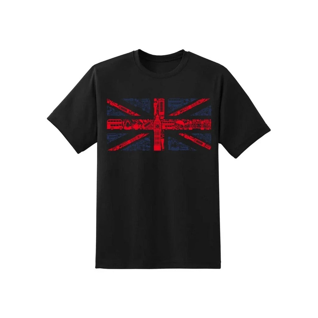 London England Unisex Union Jack Tee Trendy Great Britain Gift Souvenir Unisex