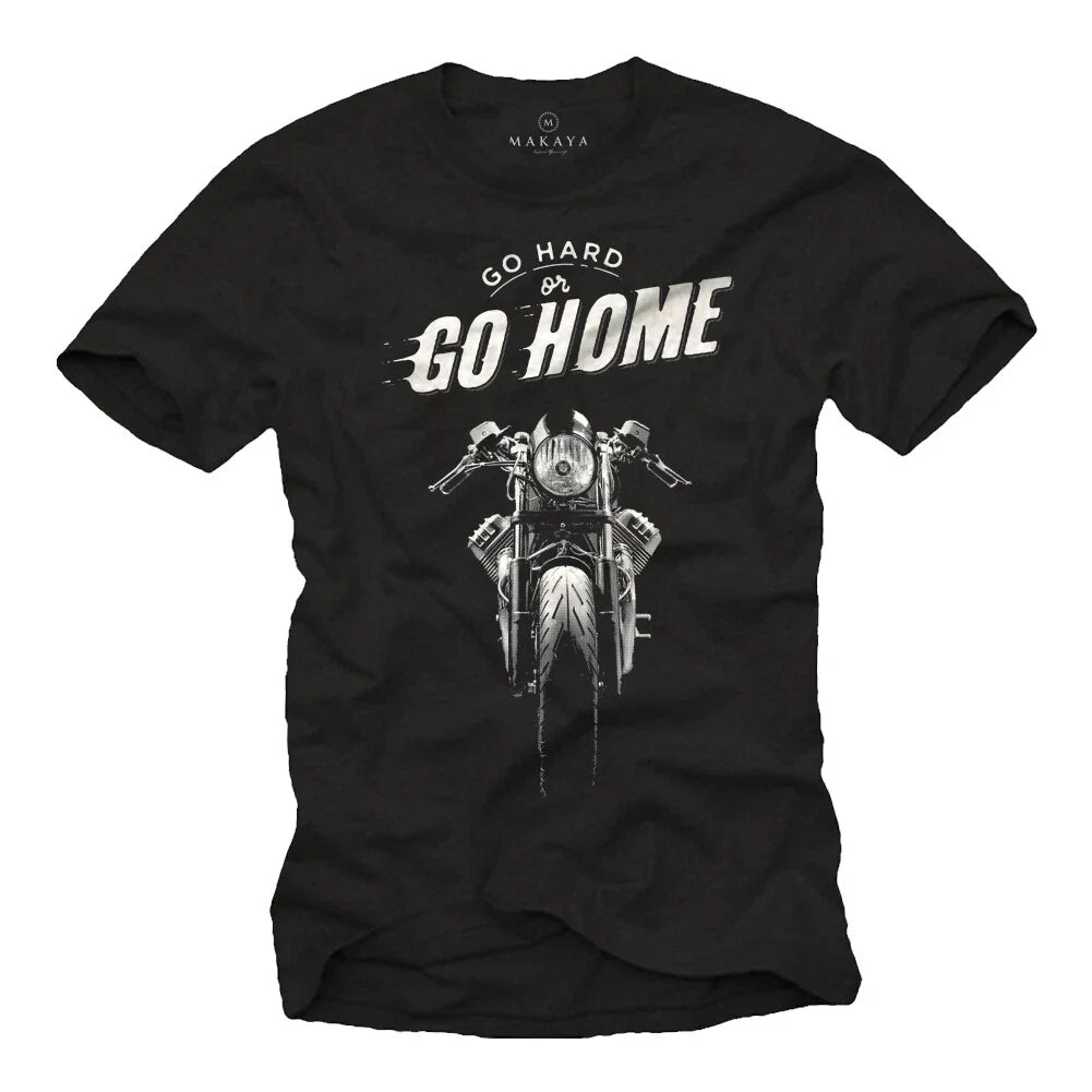 Vintage Biker T Shirt Mens Gifts For Motorcyclists Motorcycle Rocker US Unisex