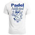 Mens Back Print Padel Tennis Sports Fun Shirt Cotton Cat Unisex