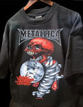 METALLICA 2004 Tour SHAKA HEAVYWEIGHT GARMET DYED T SHIRT Unisex