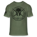 Molon Labe Spartan Helmet and Cross Swords Shirt - Soft Blend - A210 Unisex