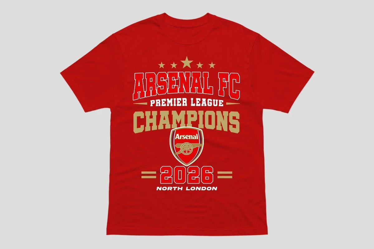 Arsenal FC Champions 2026 Premier League Winners Football ADULT Unisex