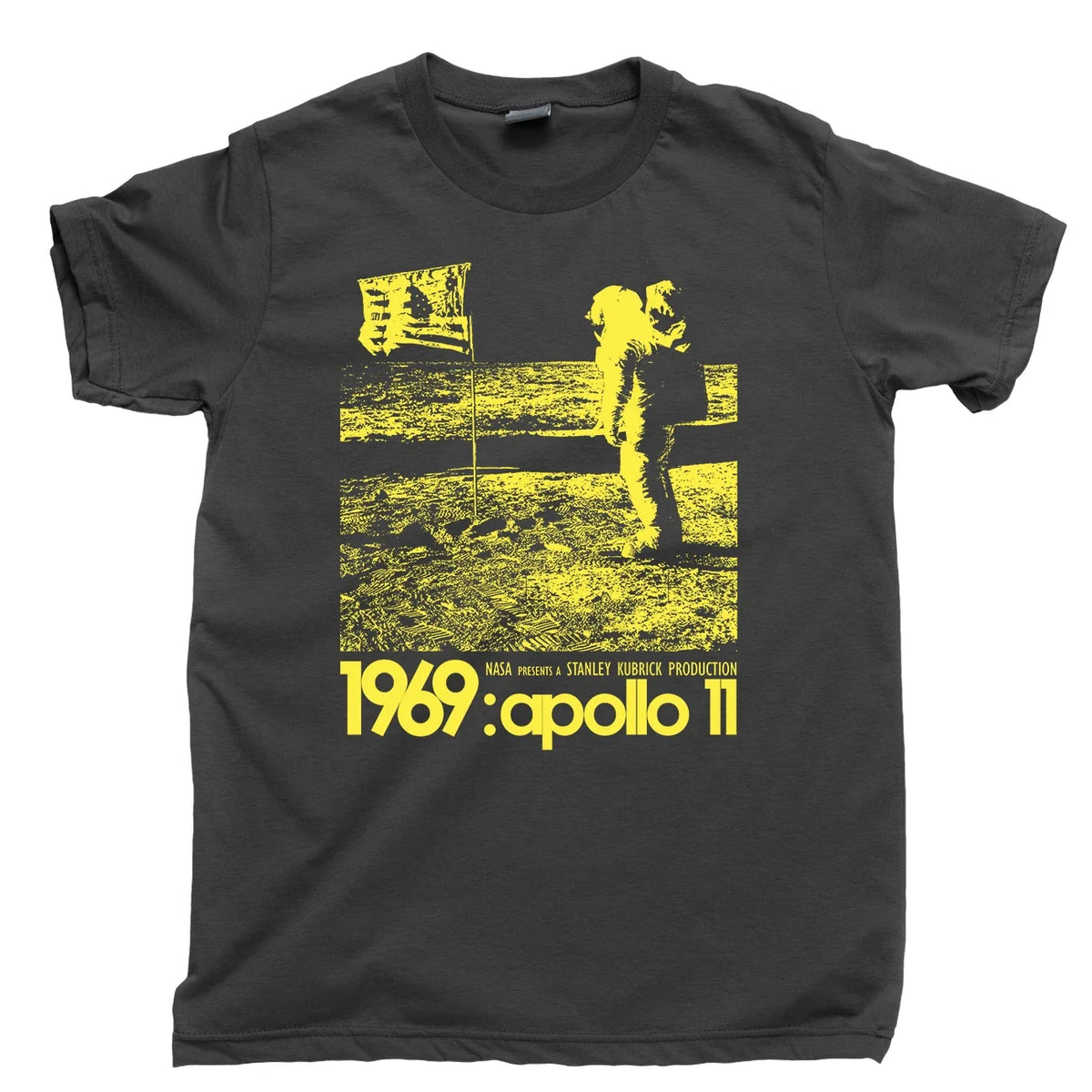 STANLEY KUBRICK Apollo 11 T Shirt 2001 Space Ship Odyssey Tee Blu Ray DVD Poster Unisex
