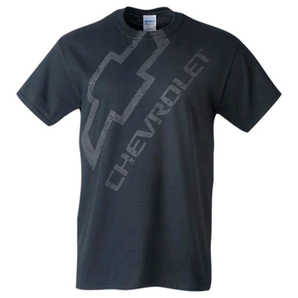 Chevrolet Distressed Bowtie Black - Front Print Only Unisex