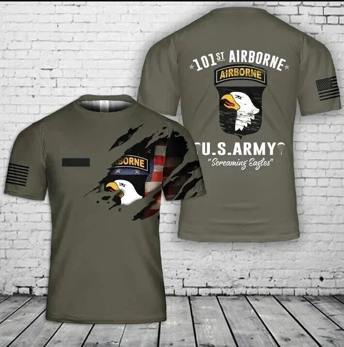 Custom Name US Army 101st Airborne Division AOP 3D Unisex